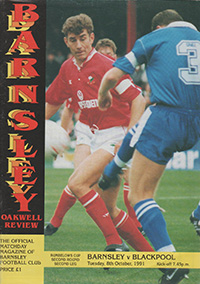 Barnsley v Blackpool 08-Oct-1991