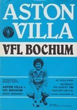 Aston Villa v VFL Bochum 09-Aug-1980
