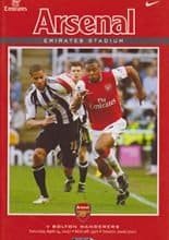 Arsenal v Bolton Wanderers 14-Apr-2007