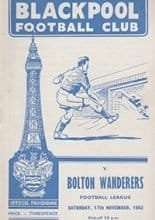 Blackpool v Bolton Wanderers 17-Nov-1962