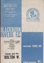 Blackburn Rovers v Bolton Wanderers 19-Apr-1969