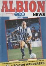 Brighton & Hove Albion v Bolton Wanderers 22-Aug-1992
