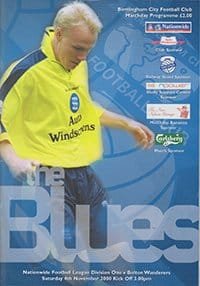 Birmingham City v Bolton Wanderers 04-Nov-2000