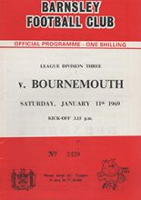 Barnsley v Bournemouth and Boscombe Athletic 11-Jan-1969