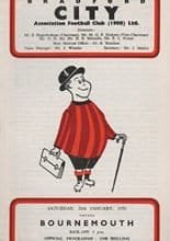 Bradford City v Bournemouth and Boscombe Athletic 24-Jan-1970