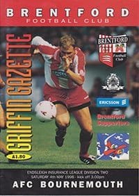 Brentford v AFC Bournemouth 04-May-1996