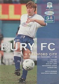 Bury v Bradford City 13-Apr-1998