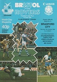 Bristol Rovers v Bradford City 15-Oct-1983