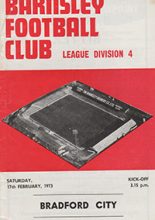 Barnsley v Bradford City 17-Feb-1973