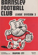 Barnsley v Bradford City 23-Oct-1971