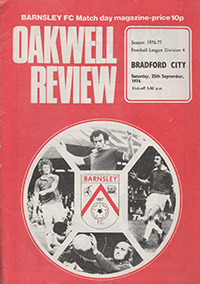 Barnsley v Bradford City 25-Sep-1976