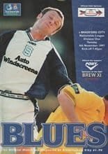 Birmingham City v Bradford City 04-Nov-1997