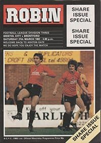 Bristol City v Brentford 27-Mar-1982