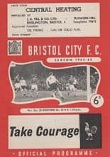 Bristol City v Brentford 28-Dec-1964