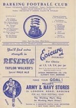 Barking v Brentwood & Warley 28-Apr-1958