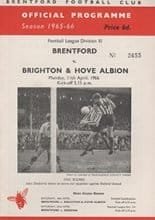 Brentford v Brighton & Hove Albion 11-Apr-1966