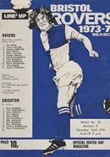 Bristol Rovers v Brighton and Hove Albion 27-Apr-1974
