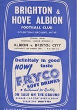 Brighton and Hove Albion v Bristol City 12-Mar-1960