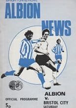 Brighton and Hove Albion v Bristol City 12-Aug-1972