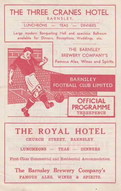 Barnsley v Bristol City 24-Sep-1955
