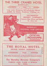 Barnsley v Bristol City 30-Nov-1957