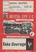 Bristol City v Bristol Rovers 24-Aug-1963