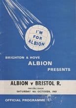 Brighton and Hove Albion v Bristol Rovers 04-Oct-1969