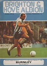 Brighton and Hove Albion v Burnley 11-Feb-1978