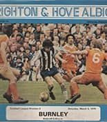 Brighton & Hove Albion v Burnley 03-Mar-1979
