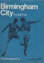 Birmingham City v Bury 17-Sep-1968