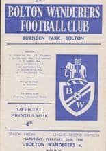 Bolton Wanderers v Bury 26-Feb-1966