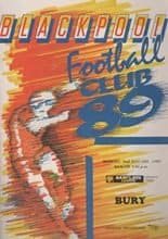 Blackpool v Bury 02-Jan-1989