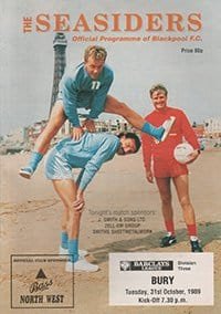 Blackpool v Bury 31-Oct-1989