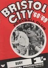 Bristol City v Bury 07-Dec-1968