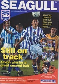 Brighton and Hove Albion v Cambridge United 19-Jan-2002