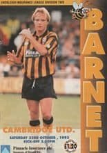 Barnet v Cambridge United 23-Oct-1993