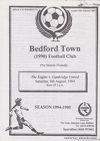 Bedford Town v Cambridge United 06-Aug-1994