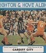 Brighton & Hove Albion v Cardiff City 26-Dec-1978