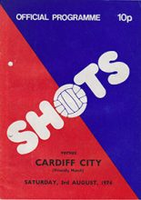 Aldershot v Cardiff City 03-Aug-1974