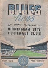 Birmingham City v Cardiff City 07-Apr-1956