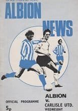 Brighton and Hove Albion v Carlisle United 21-Mar-1973