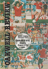 Barnsley v Carlisle United 27-Aug-1984