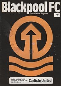 Blackpool v Carlisle United 28-Mar-1981