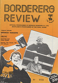 Berwick Rangers v Glasgow Celtic 24-Jan-1981
