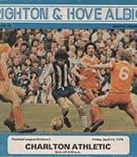 Brighton and Hove Albion v Charlton Athletic 13-Apr-1979