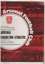 Arsenal v Charlton Athletic 25-Jan-1969