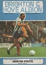 Brighton and Hove Albion v Charlton Athletic 25-Apr-1978