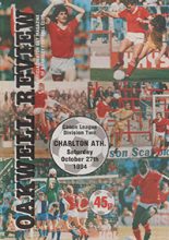 Barnsley v Charlton Athletic 27-Oct-1984