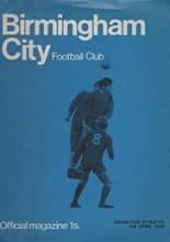 Birmingham City v Charlton Athletic 07-Apr-1969
