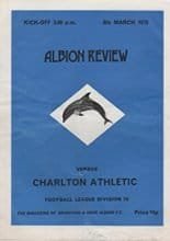 Brighton and Hove Albion v Charlton Athletic 08-Mar-1975